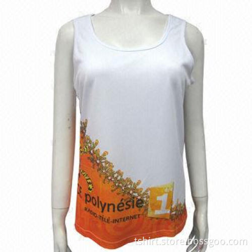 Printed vest tops women, women vest, sports tank top, printed women vest